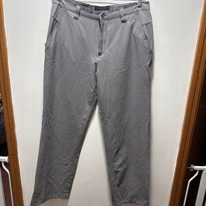 Oakley Mens Golf Pants Gray 34W 32L Stretch Performance Trousers